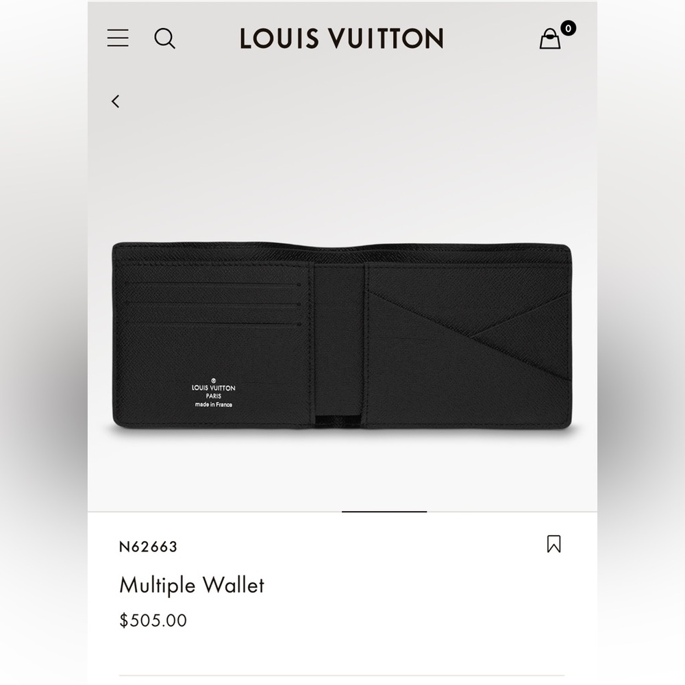 Sold- Louis Vuitton Multiple Wallet Damier Graphite - Picture 14 of 14